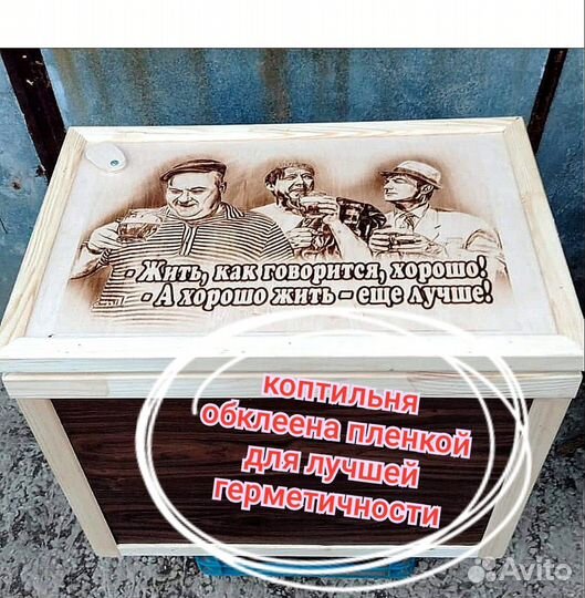 Коптильня холодного копчения с дымогенератором и э
