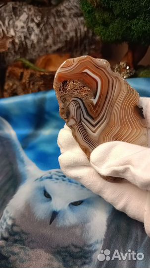 Натуральный камень Агат спил