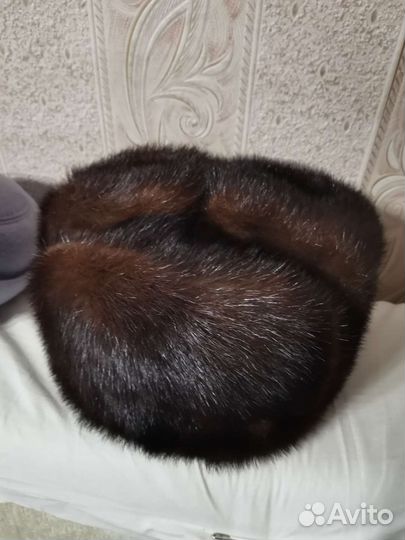 Норковая шапка мужская