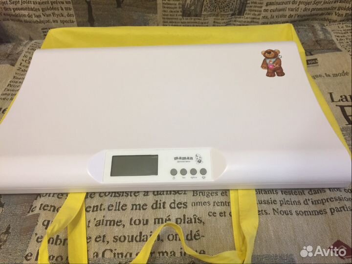 Электронные детские весы до 18 кг Maman