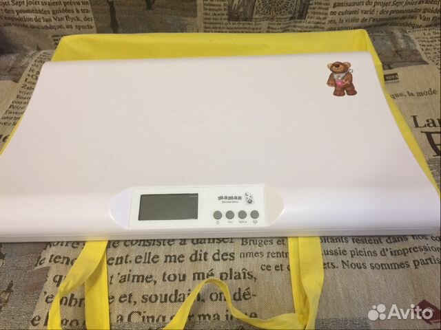 Электронные детские весы до 18 кг Maman