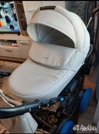 Коляска 2 в 1 эко кожа. AroTeam