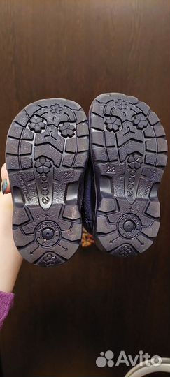 Демисезонные ботинки ecco 22