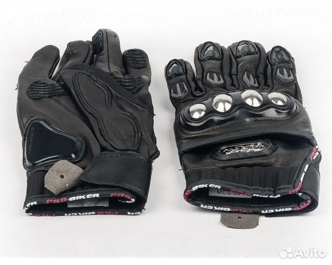 Перчатки мото PRO-biker MCS-05(пластик.защита,тыль