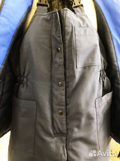 Костюм утепленный женский с полукомбинезоном. 50-5