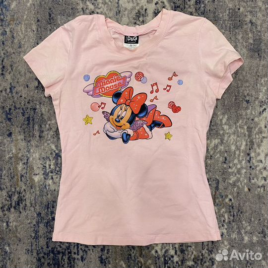 Винтажная Футболка Y2K Dolce&Gabbana оригинал