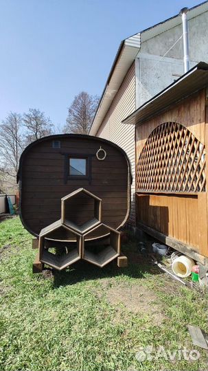 Баня бочка квадро под ключ от производителя