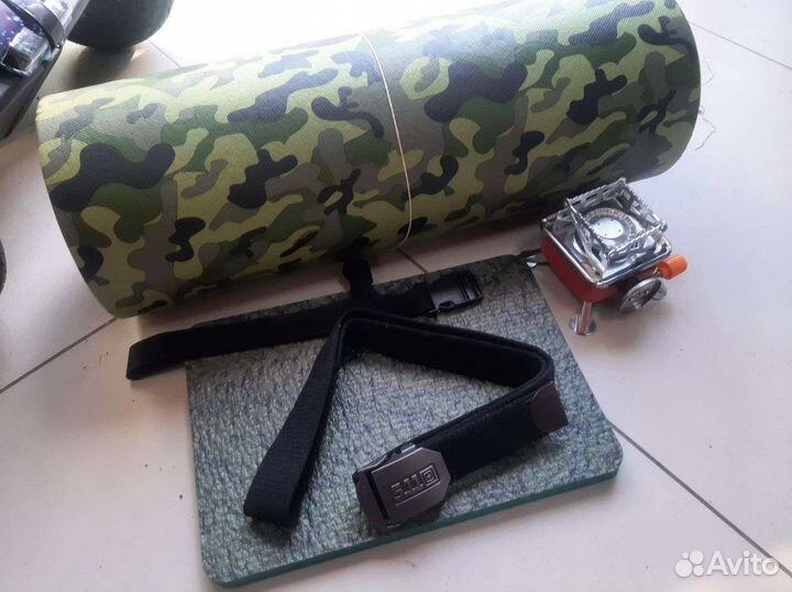 Тактический набор армейский каремат поджопник