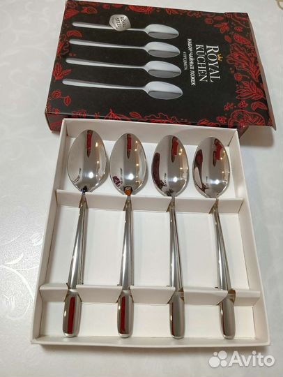 Ложки чайные royal kuchen, много, Авито доставка