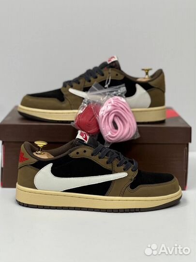 Кроссовки Nike Air Jordan 1 Low Travis Scott