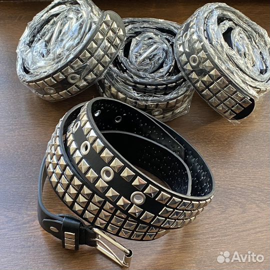 Ремень с шипами y2k