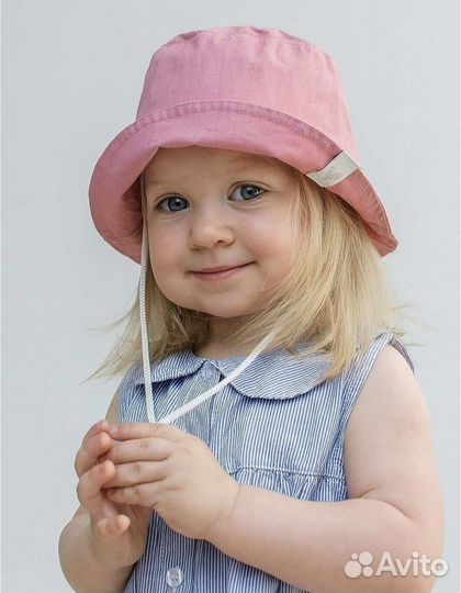 Новая панама и косынка детская 50-52 для девочки