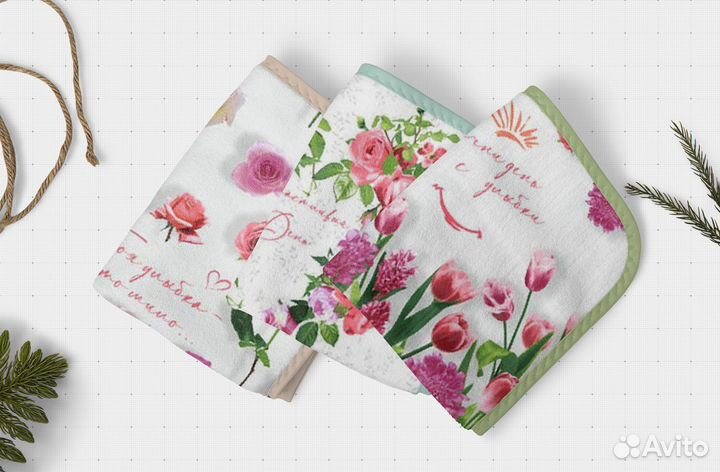Подарочный набор нежнейших полотенец