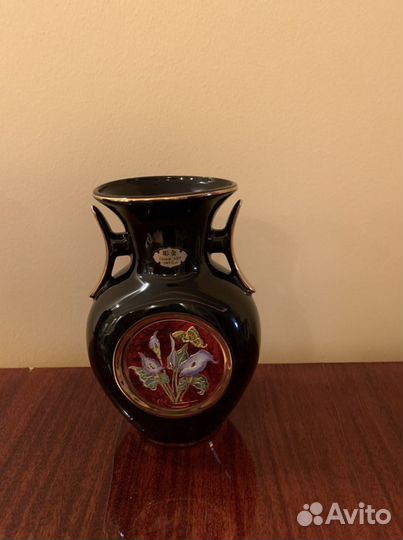 Ваза chokin art Япония винтаж 24кт gold