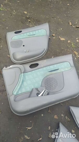 Торпеда дверные карты светлые комплект Пежо 206