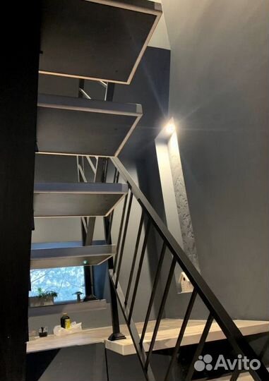 Металлокаркас для лестницы 