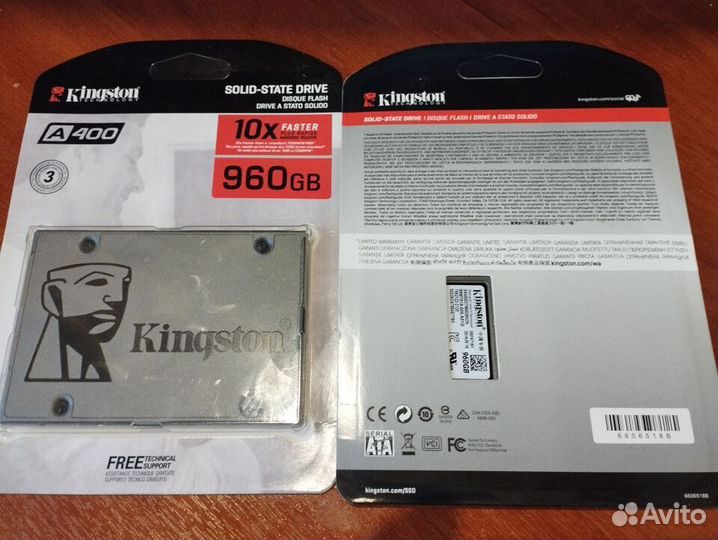 Ssd Kingston a400 960gb