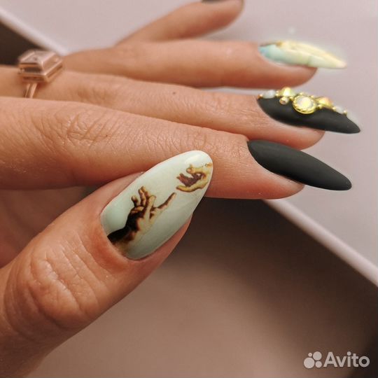 Маникюр, гель лак, наращивание