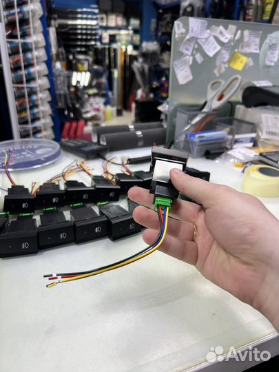 Кнопка передних птф на hyundai accent