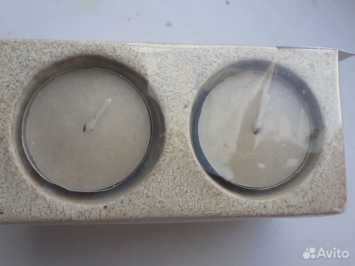 Подсвечник керамический на две свечи