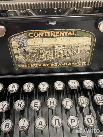Печатная машинка раритетная Германия Continental