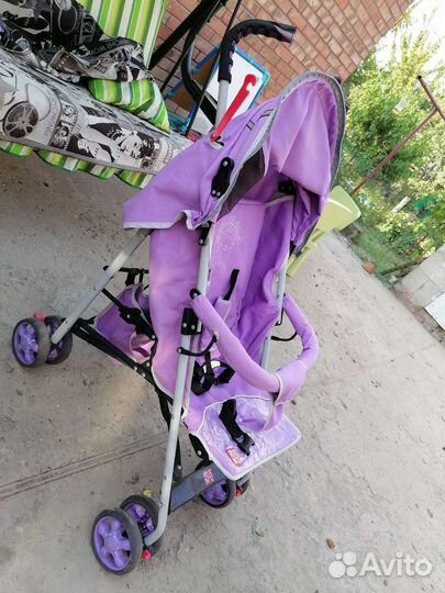 Прогулочная коляска трость бу