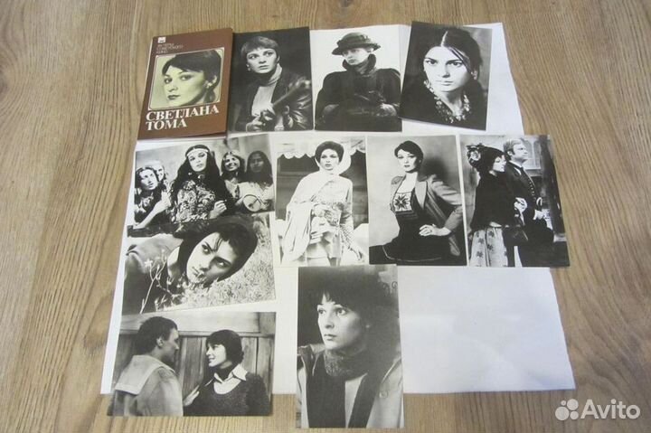 Наборыми открыток с советскими артиста