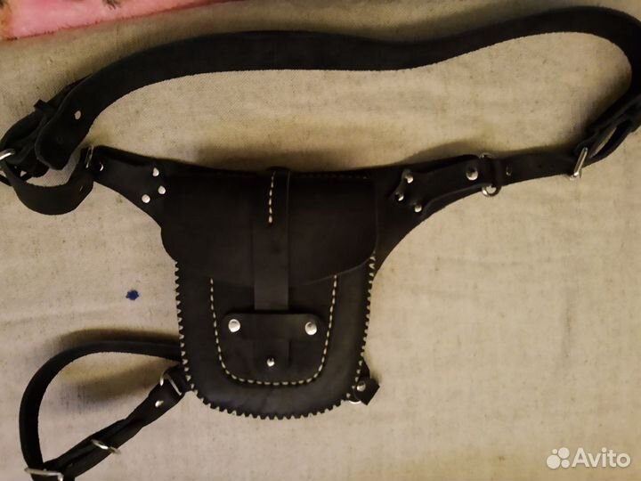 Сумка байкерская на бедро