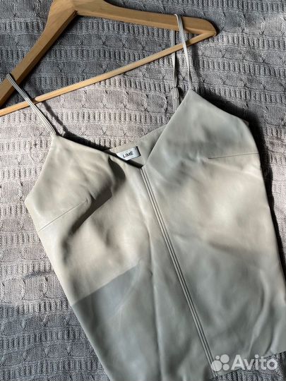 Топ lime s из экокожи