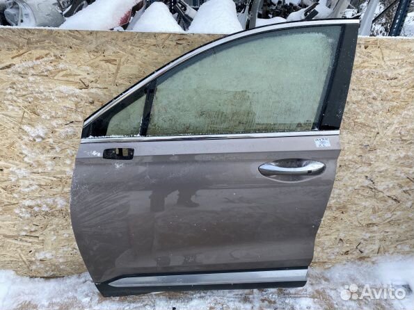Дверь передняя левая Hyundai santa fe 4