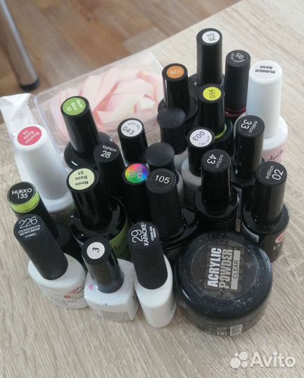 Гель лаки, базы, фрезы, дизайны