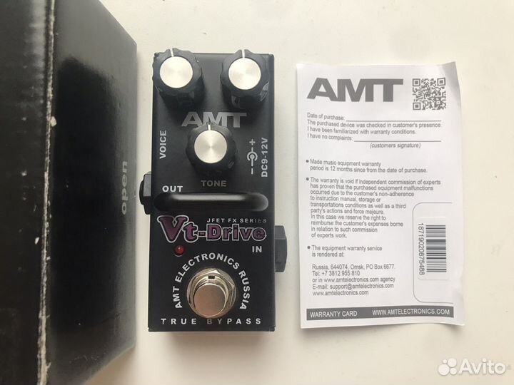 AMT Vt-Drive mini - педаль перегруза