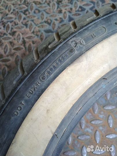 Комплект белобоких шин Dunlop 130/90-16 170/80-15