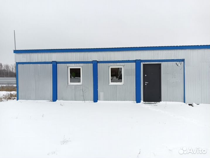 Модульное здание из блок контейнеров