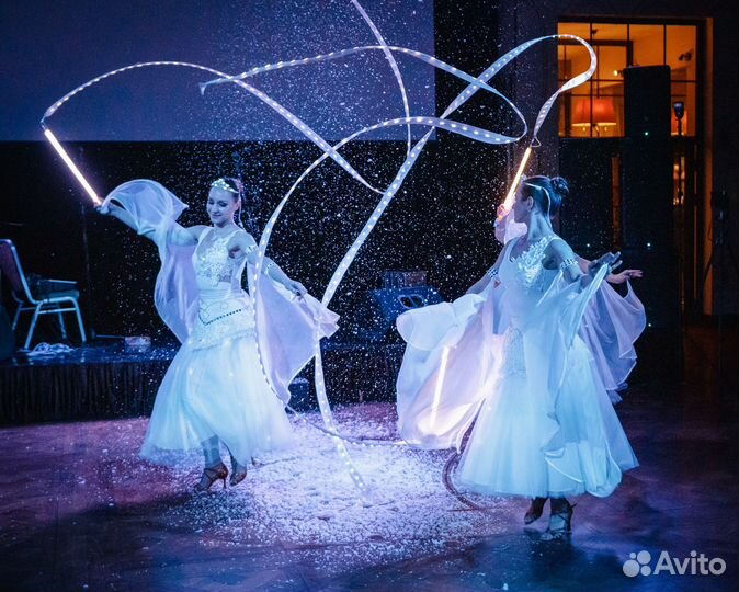 Световое шоу на свадьбу. Постановка первого танца