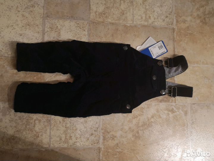 Полукомбинизон Bebygo 74 вельвет, сандали скороход