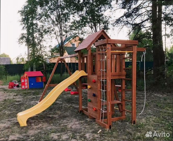 Детская игровая площадка Савушка зима / лето