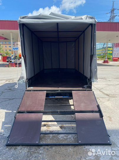 Прицеп Аляска Стрела. 2 оси, 1,6м тент