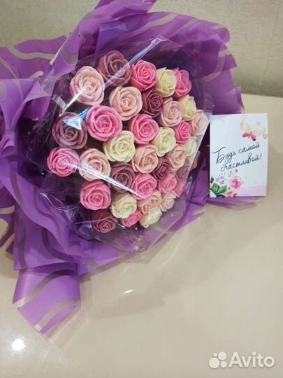 Съедобные букеты из шоколада. Подарки