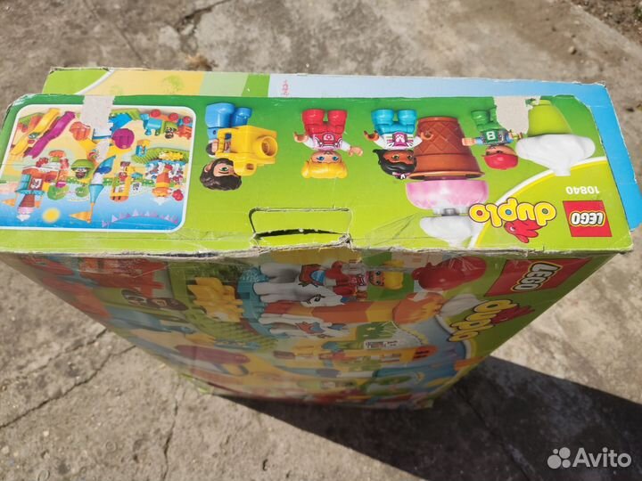 Lego duplo большой парк аттракционов