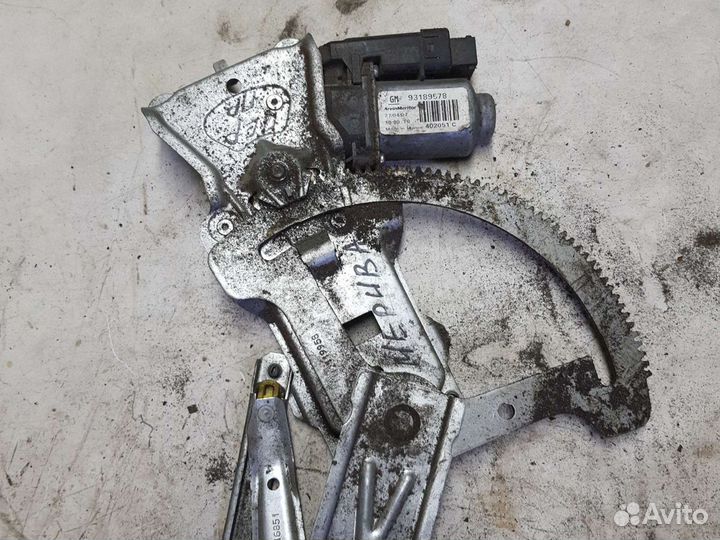 Стеклоподъемник передний правый opel meriva