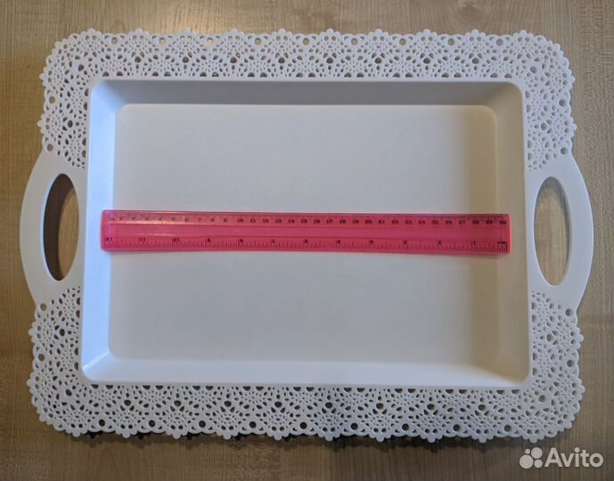 Белый Поднос Ажур