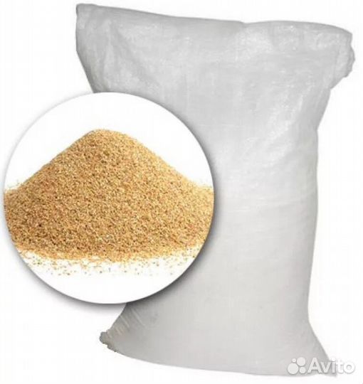 Песок кварцевый для фильтрации воды 25кг