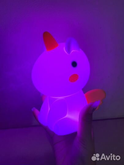 Ночник детский единорог