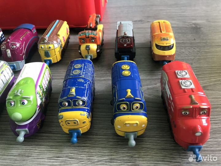 Большая коллекция Chuggington: поезда,наборы,кейсы
