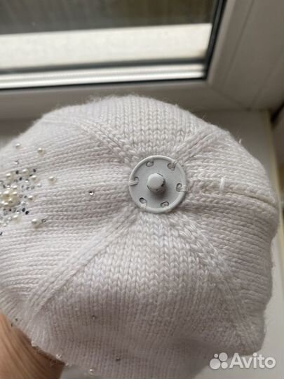 Шапка шлем зимняя для девочки 46 48