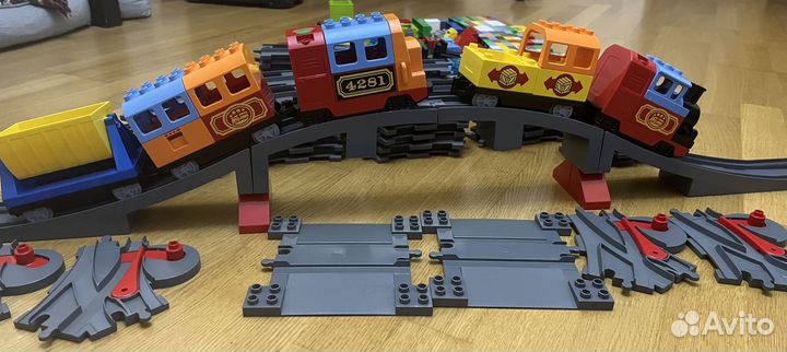 Lego duplo Железная дорога большая