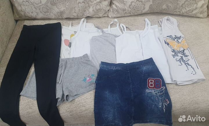 Вещи пакетом на девочку 104-116