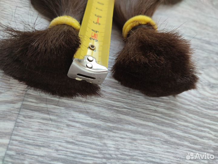 Волосы натуральные срез 50