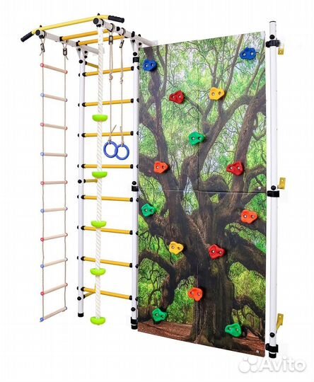 Детский квадратик 2.0 со скалодромом Лукоморье